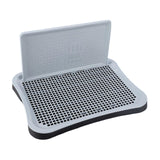 Maxbell Portable Pet Training Toilet Tray Puppy Potty Tray Urinal Lattice Bedpan Black