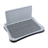 Maxbell Portable Pet Training Toilet Tray Puppy Potty Tray Urinal Lattice Bedpan Black