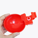 Maxbell Poultry Drinking Bowl Feeder Duck with 8mm Hole Automatic Chicken Water Cup