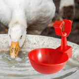 Maxbell Poultry Drinking Bowl Feeder Duck with 8mm Hole Automatic Chicken Water Cup