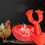 Maxbell Poultry Drinking Bowl Feeder Duck with 8mm Hole Automatic Chicken Water Cup