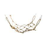 Maxbell Bird Climbing Net Parrot Swing Rope with Buckles Hooks for Conures Budgie 30cmx20cm