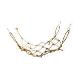 Maxbell Bird Climbing Net Parrot Swing Rope with Buckles Hooks for Conures Budgie 30cmx20cm