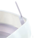 Maxbell Cat Litter Box Toilet Tray Portable Semi Enclosed Sand Box Removable Large Gray