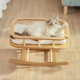 Maxbell Cat Hammock Bed with Cushion Pet Resting Hammock Cat Furniture Lounger