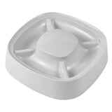 Maxbell Cat Dog Pet Food Bowl 4 Sections Divided Accessories Anti Skid Base Durable Grey