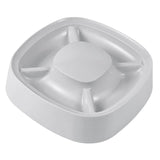 Maxbell Cat Dog Pet Food Bowl 4 Sections Divided Accessories Anti Skid Base Durable Grey