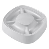 Maxbell Cat Dog Pet Food Bowl 4 Sections Divided Accessories Anti Skid Base Durable Grey