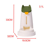 Maxbell Automatic Pet Dispenser Bowl Detachable 3.1L Basin for Pets Puppy Supplies Feeder