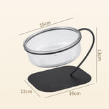 Maxbell Raised Cat Food Bowl Drinking Bowl Pet Feeder Removable for Indoor Cats
