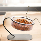 Maxbell Raised Cat Food Bowl Drinking Bowl Pet Feeder Removable for Indoor Cats