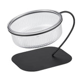 Maxbell Raised Cat Food Bowl Drinking Bowl Pet Feeder Removable for Indoor Cats