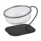 Maxbell Raised Cat Food Bowl Drinking Bowl Pet Feeder Removable for Indoor Cats