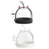 Maxbell Portable Carrier Hamster Carry Case Cage for Hedgehog Traveling Outgoing Black