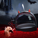 Maxbell Portable Carrier Hamster Carry Case Cage for Hedgehog Traveling Outgoing Black