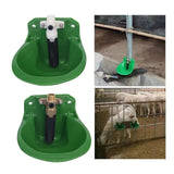 Maxbell Automatic Sheep Water Bowl Trough Drinker Waterer Cup Goats Feeding for Cow PP Drinker