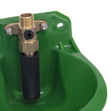 Maxbell Automatic Sheep Water Bowl Trough Drinker Waterer Cup Goats Feeding for Cow Copper Drinker