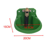 Maxbell Automatic Sheep Water Bowl Trough Drinker Waterer Cup Goats Feeding for Cow Copper Drinker