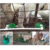 Maxbell Automatic Sheep Water Bowl Trough Drinker Waterer Cup Goats Feeding for Cow Copper Drinker