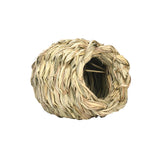 Maxbell Hanging Straw Cage Bed Hideaway Hut Rabbit Grass House for Hedgehog Bunny