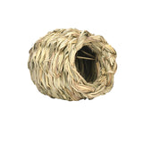 Maxbell Hanging Straw Cage Bed Hideaway Hut Rabbit Grass House for Hedgehog Bunny