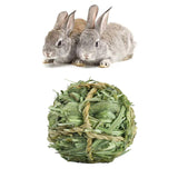 Maxbell Rabbit Chew Toys Biting Grinding Timothy Grass Ball for Chinchillas Squirrel