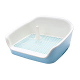 Maxbell Indoor Dog Potty Tray Cat W/Drawer Training Litter Box Restroom Urinal Blue