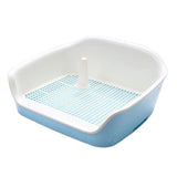 Maxbell Indoor Dog Potty Tray Cat W/Drawer Training Litter Box Restroom Urinal Blue