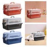 Maxbell Dog Travel Kennel Nest Tote Organizer Cage Hard Sided Pet Carrier for Cats Orange