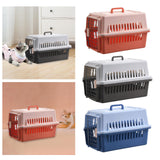 Maxbell Dog Travel Kennel Nest Tote Organizer Cage Hard Sided Pet Carrier for Cats Orange