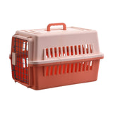 Maxbell Dog Travel Kennel Nest Tote Organizer Cage Hard Sided Pet Carrier for Cats Orange