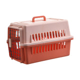 Maxbell Dog Travel Kennel Nest Tote Organizer Cage Hard Sided Pet Carrier for Cats Orange