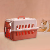 Maxbell Dog Travel Kennel Nest Tote Organizer Cage Hard Sided Pet Carrier for Cats Orange