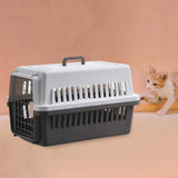 Maxbell Dog Travel Kennel Nest Tote Organizer Cage Hard Sided Pet Carrier for Cats Light Coffee