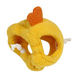 Maxbell Hamster Hat Soft Plush Headwear Small Animals Hat for Rodent Christmas Party S Yellow