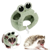 Maxbell Hamster Hat Soft Plush Headwear Small Animals Hat for Rodent Christmas Party S Green