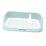 Maxbell Portable Dog Toilet Puppy Potty Tray Mesh Grids Indoor Puppy Pee Tray Bedpan Green