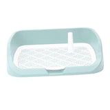 Maxbell Portable Dog Toilet Puppy Potty Tray Mesh Grids Indoor Puppy Pee Tray Bedpan Green