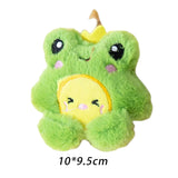 Maxbell Soft Plush Cat Catnip Toy Kitten Small Animal Doll Pillow Promote Exercise 10x9.5cm Frog