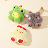 Maxbell Soft Plush Cat Catnip Toy Kitten Small Animal Doll Pillow Promote Exercise 10x9.5cm Frog