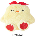 Maxbell Soft Plush Cat Catnip Toy Kitten Small Animal Doll Pillow Promote Exercise 11x11.5cm Chick