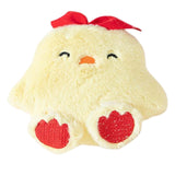 Maxbell Soft Plush Cat Catnip Toy Kitten Small Animal Doll Pillow Promote Exercise 11x11.5cm Chick