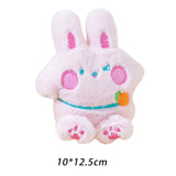 Maxbell Soft Plush Cat Catnip Toy Kitten Small Animal Doll Pillow Promote Exercise 10x12.5cm Rabbit