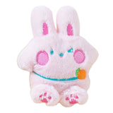 Maxbell Soft Plush Cat Catnip Toy Kitten Small Animal Doll Pillow Promote Exercise 10x12.5cm Rabbit