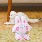 Maxbell Soft Plush Cat Catnip Toy Kitten Small Animal Doll Pillow Promote Exercise 10x12.5cm Rabbit