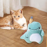 Maxbell Soft Plush Cat Catnip Toy Kitten Small Animal Doll Pillow Promote Exercise 11.5x14cm Dinosaur