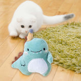 Maxbell Soft Plush Cat Catnip Toy Kitten Small Animal Doll Pillow Promote Exercise 11.5x14cm Dinosaur