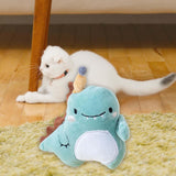 Maxbell Soft Plush Cat Catnip Toy Kitten Small Animal Doll Pillow Promote Exercise 11.5x14cm Dinosaur