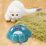 Maxbell Soft Plush Cat Catnip Toy Kitten Small Animal Doll Pillow Promote Exercise 11x9cm Blue