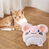 Maxbell Soft Plush Cat Catnip Toy Kitten Small Animal Doll Pillow Promote Exercise 10x9.5cm Rat